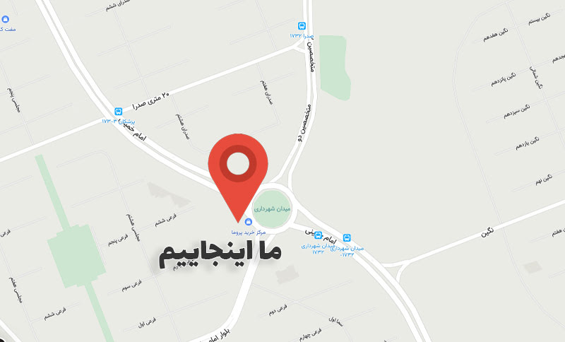 موقعیت مکانی روی نقشه