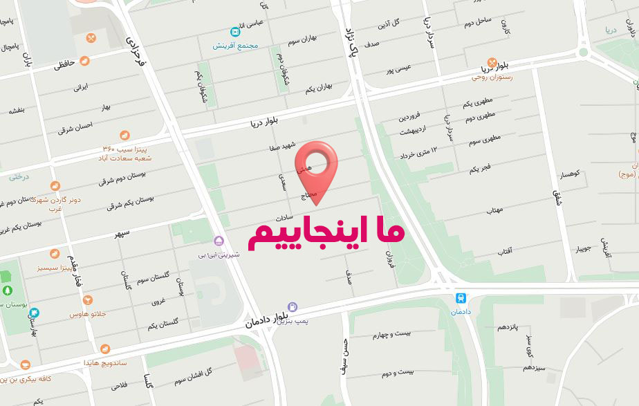 موقعیت مکانی روی نقشه