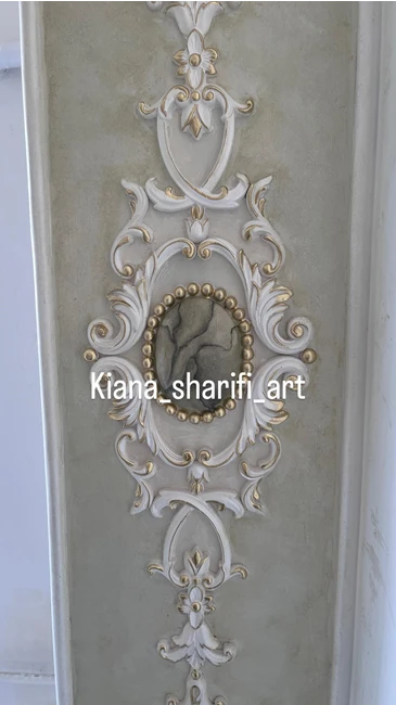 پتینه ورق طلا ابزارهای گچبری و پیش ساخته