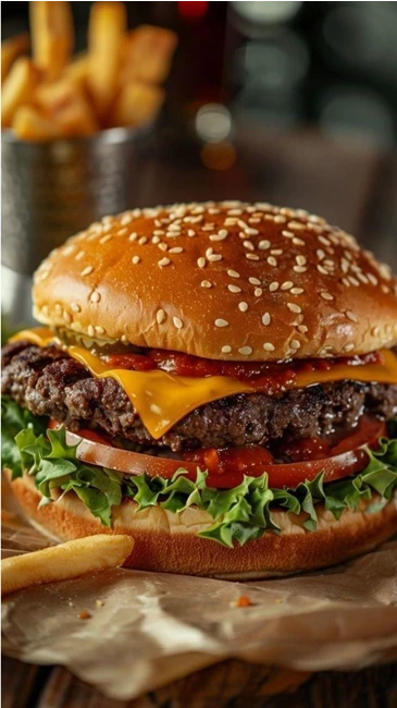 بهترین و با کیفیت ترین فست فود سهند(فست فود بوفالو