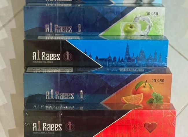 فروش محصولات قلیان، زغال و تنباکو