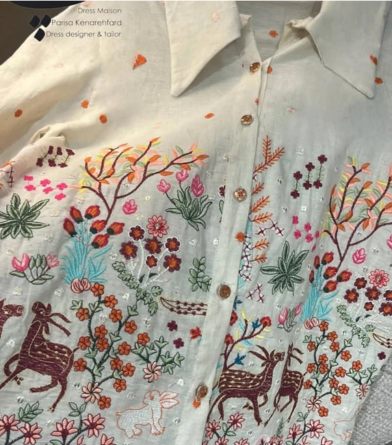 طراحی و دوخت لباس زنانه - پ کاف 