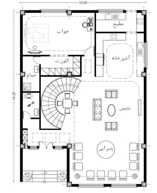 دکوراسیون داخلی نف
