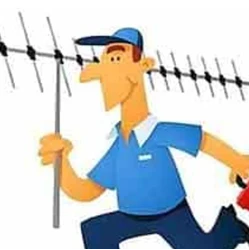 نصاب ماهواره و انتن مرکزی. دوربین وبرق
