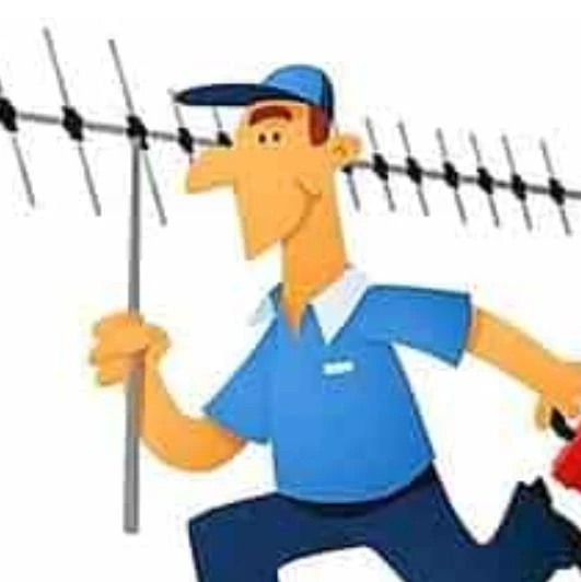 نصاب ماهواره و انتن مرکزی. دوربین وبرق